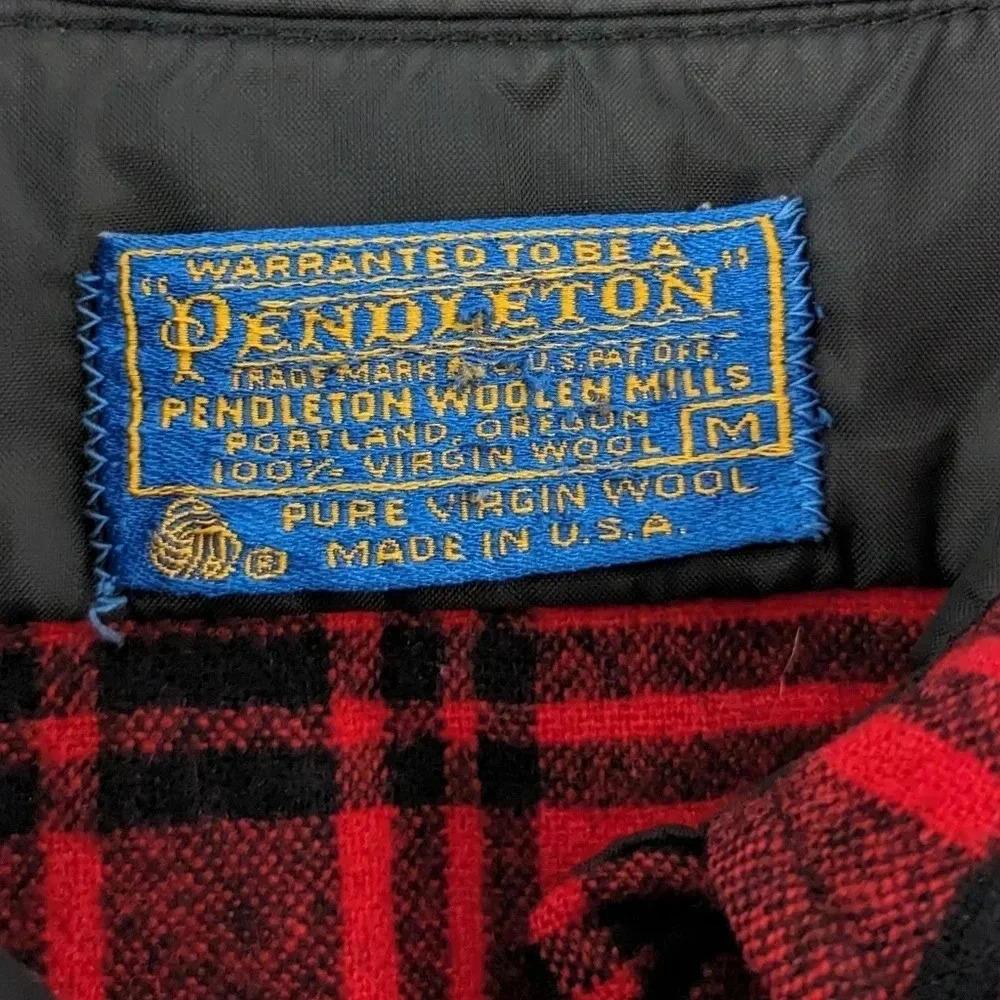 Vintage Pendleton Virgin Wool Flannel - Picture 6 of 8